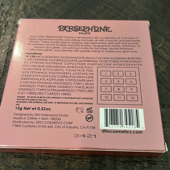 Eyeshadow palette/Persephone Dito - Picture 2 of 2